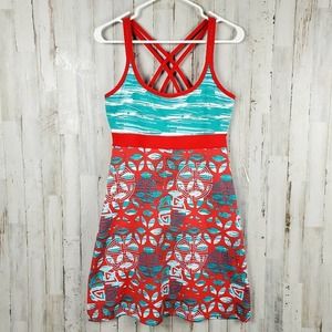 Soybu Tropical Tahiti Canopy Dress Red Size Medium